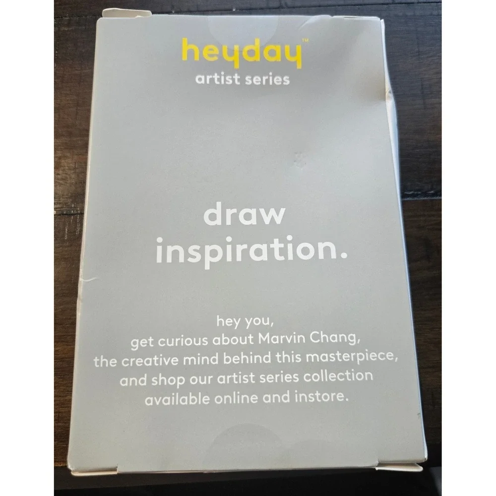 Heyday Artist Series 5000mAh Power Bank Marvin Chang Geometric Portable Charger